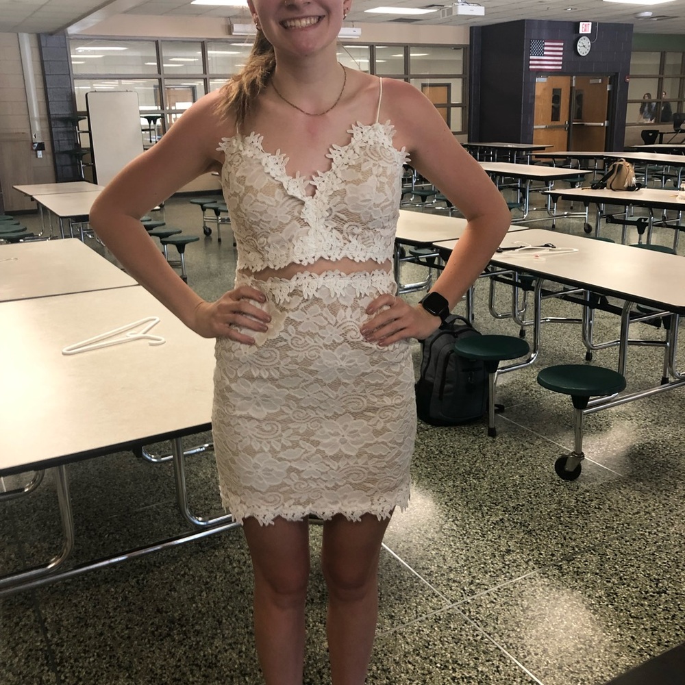 White Lace Dress